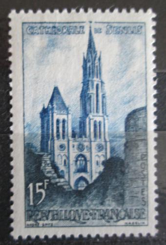 Poštová známka Francúzsko 1958 Katedrála v Senlis Mi# 1201