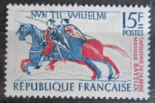 Poštová známka Francúzsko 1958 Koberec z Bayeux Mi# 1209