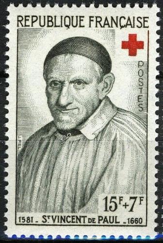 Poštová známka Francúzsko 1958 Svätý Vincent Mi# 1224 