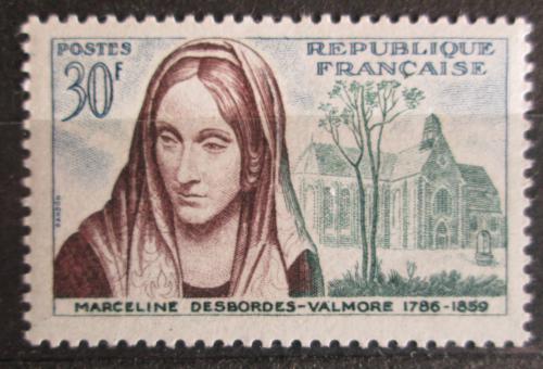 Poštová známka Francúzsko 1959 Marceline Desbordes-Valmore, spisovatelka Mi# 1258