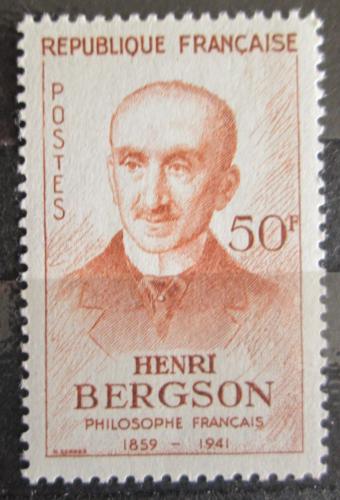 Poštová známka Francúzsko 1959 Henri Bergson, filozof Mi# 1267