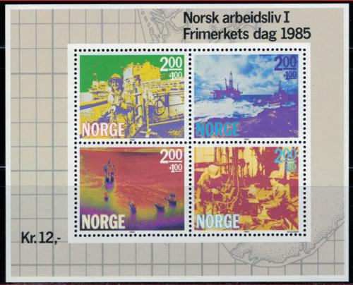 Poštové známky Nórsko 1985 Den známek Mi# Block 5