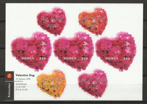 Poštové známky Nórsko 1998 Valentýn Mi# 1277