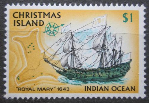 Poštová známka Vianoèný ostrov 1972 Plachetnice Royal Mary Mi# 54
