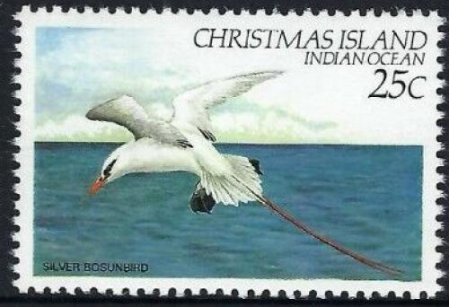 Poštová známka Vianoèný ostrov 1982 Faeton èervenoocasý Mi# 160