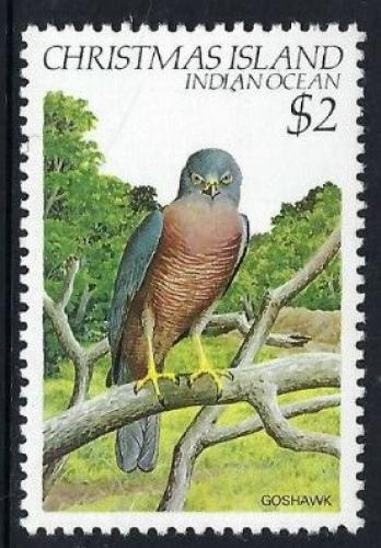 Poštová známka Vianoèný ostrov 1982 Jestøáb vánoèní Mi# 168