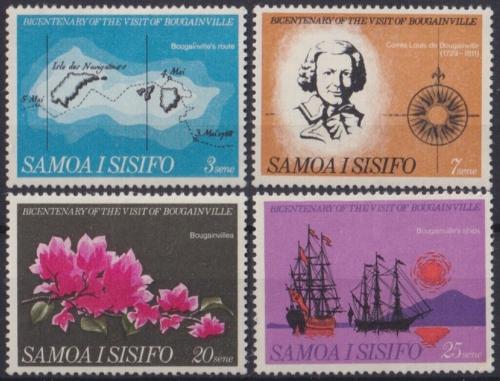 Poštové známky Samoa 1968 Kníže Louis Antoine de Bougainville Mi# 178-81