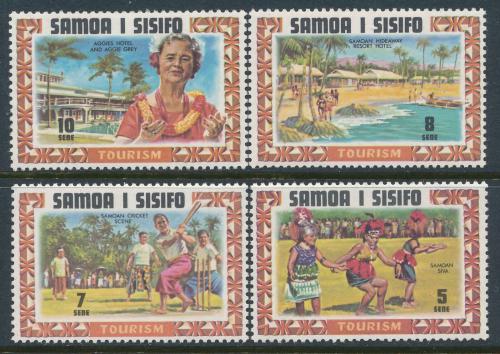 Poštové známky Samoa 1971 Turistika Mi# 237-40