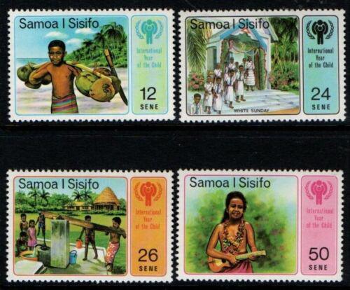 Poštové známky Samoa 1979 Medzinárodný rok dìtí Mi# 399-402