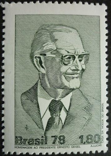 Poštová známka Brazílie 1978 Prezident Ernesto Geisel Mi# 1656