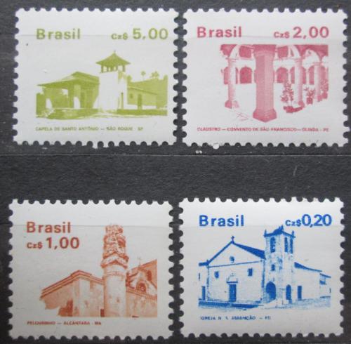 Potov znmky Brazlie 1986 Architektra Mi# 2195-98 - zvi obrzok