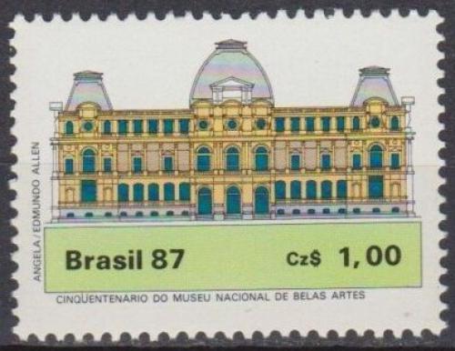 Poštová známka Brazílie 1987 Národní múzeum, 50. výroèie Mi# 2205