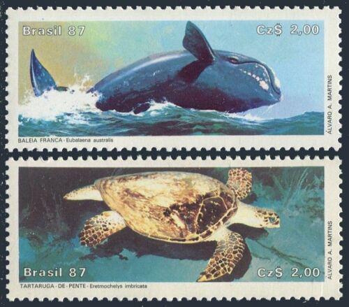 Poštové známky Brazílie 1987 Morská fauna Mi# 2214-15