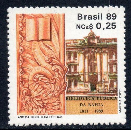 Poštová známka Brazílie 1989 Veøejná knihovna v Salvador Mi# 2288