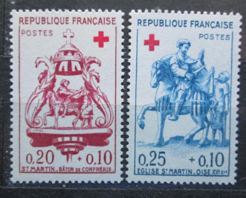 Poštové známky Francúzsko 1960 Èervený kríž Mi# 1329-30 Kat 5€