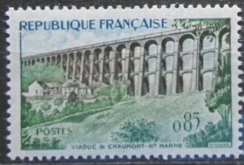 Poštová známka Francúzsko 1960 Železnièní most u Chaumont Mi# 1288