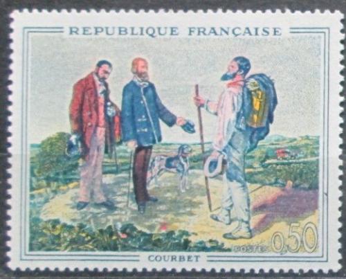Poštová známka Francúzsko 1962 Umenie, Gustave Courbet Mi# 1415