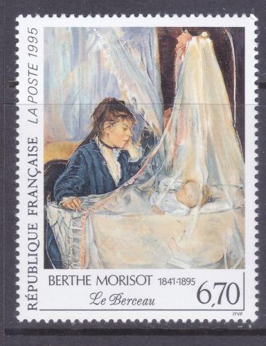 Poštová známka Francúzsko 1995 Umenie, Berthe Morisot Mi# 3114 