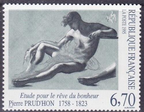 Poštová známka Francúzsko 1995 Umenie, Pierre-Paul Prud’hon Mi# 3088