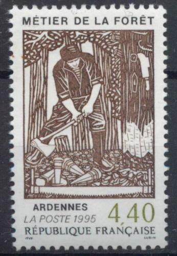 Poštová známka Francúzsko 1995 Døevorubec Mi# 3086