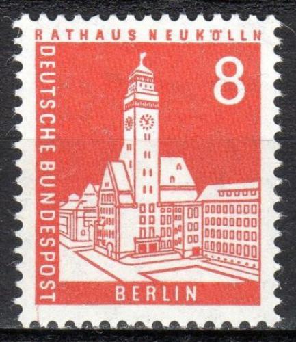 Poštová známka Západný Berlín 1959 Radnice Neukölln v Berlínì Mi# 187