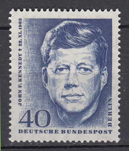 Poštová známka Západný Berlín 1964 Prezident J. F. Kennedy Mi# 241