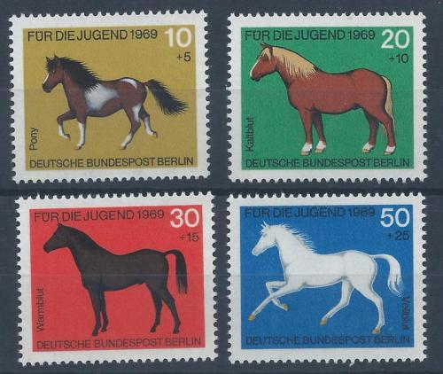 Poštové známky Západný Berlín 1969 Kone Mi# 326-29 