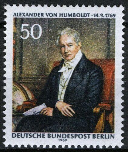 Poštová známka Západný Berlín 1969 Alexander Humboldt Mi# 346