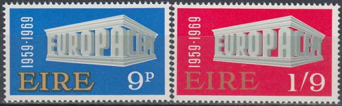 Poštové známky Írsko 1969 Európa CEPT Mi# 230-31