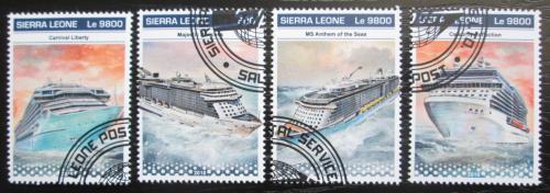 Potov znmky Sierra Leone 2018 Vletn lode Mi# 10365-68 Kat 11 - zvi obrzok