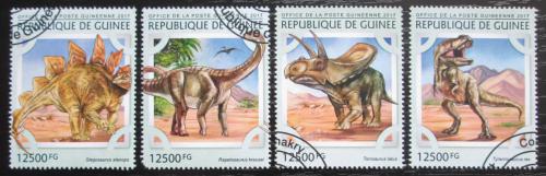 Poštové známky Guinea 2017 Dinosaury Mi# 12186-89 Kat 20€