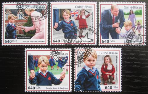 Poštové známky Guinea-Bissau 2018 Princ George Mi# 9912-16 Kat 12€