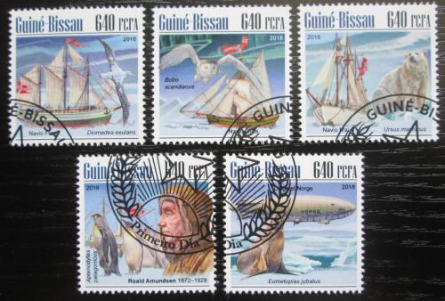 Potov znmky Guinea-Bissau 2018 Roald Amundsen Mi# 10209-13 Kat 12 - zvi obrzok