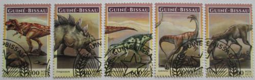 Potov znmky Guinea-Bissau 2017 Dinosaury Mi# 9170-74 Kat 11
