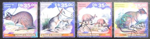 Poštovní známky Svatý Tomáš 2021 Klokani Mi# N/N