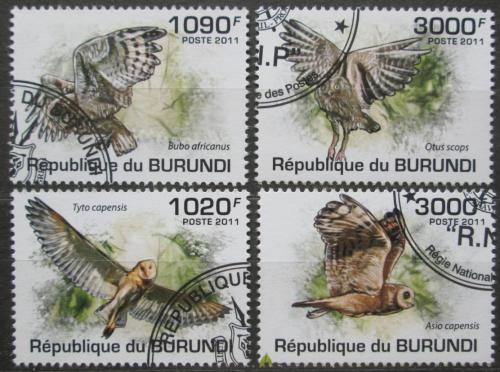 Poštové známky Burundi 2011 Sovy Mi# 2098-2101 Kat 9.50€