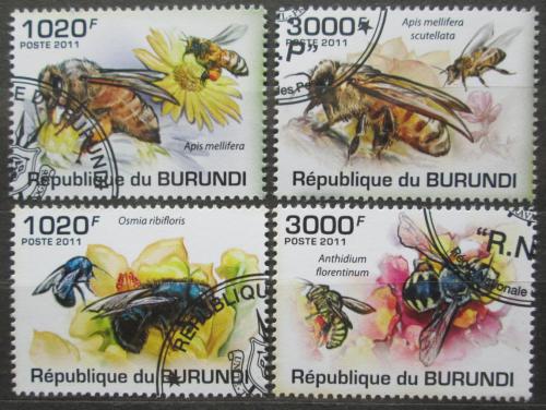 Poštové známky Burundi 2011 Vèely Mi# 2002-05 Kat 9.50€