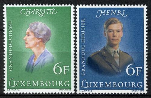 Poštové známky Luxembursko 1976 Princ Henri a vévodkynì Charlotte Mi# 922-23
