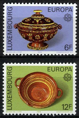 Poštové známky Luxembursko 1976 Európa CEPT, umìlecké øemeslo Mi# 928-29