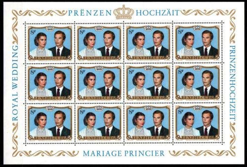 Poštové známky Luxembursko 1981 Vévodský pár Mi# 1036 Bogen