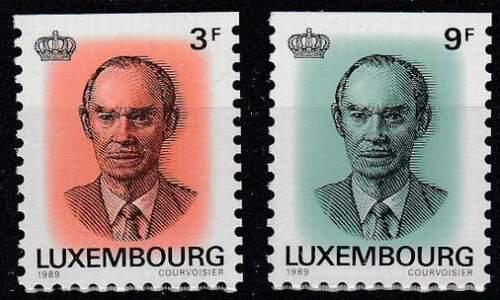 Poštové známky Luxembursko 1989 Velkovévoda Jan Lucemburský Mi# 1225-26 Do