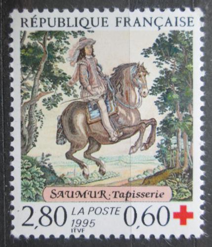 Poštová známka Francúzsko 1995 Èervený kríž, gobelín Mi# 3091