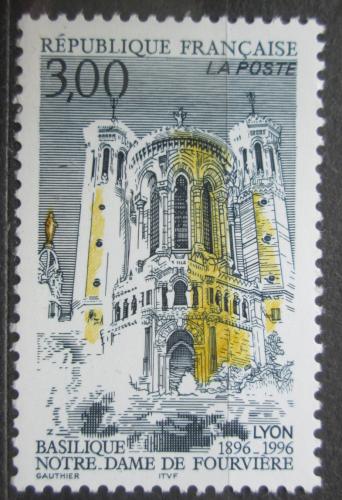 Potov znmka Franczsko 1996 Notre-Dame de Fourvière v Lyonu Mi# 3165