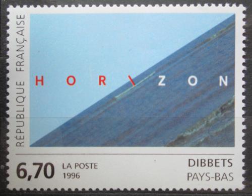 Poštová známka Francúzsko 1996 Moderné umenie, Jan Dibbets Mi# 3128