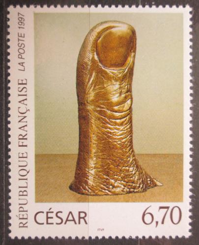 Poštová známka Francúzsko 1997 Bronzová socha, César Mi# 3232