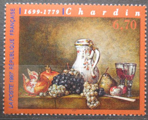 Poštová známka Francúzsko 1997 Umenie, Jean-Baptiste Chardin Mi# 3248