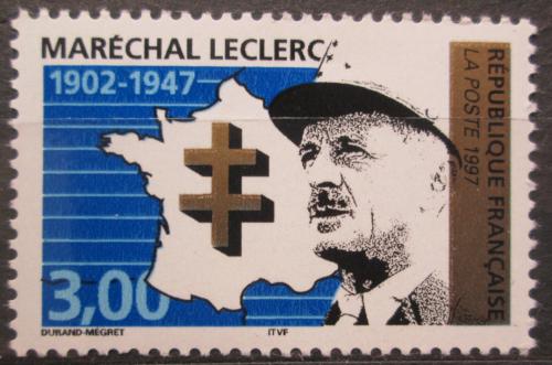 Poštová známka Francúzsko 1997 Maršál Philippe Leclerc Mi# 3266