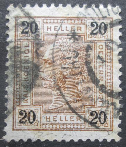 Poštová známka Rakúsko 1899 Cisár František Josef I. Mi# 75 A