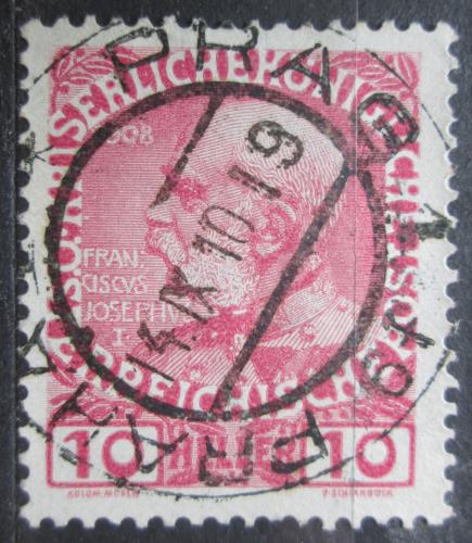Poštová známka Rakúsko 1908 Cisár František Josef I. Mi# 144 v