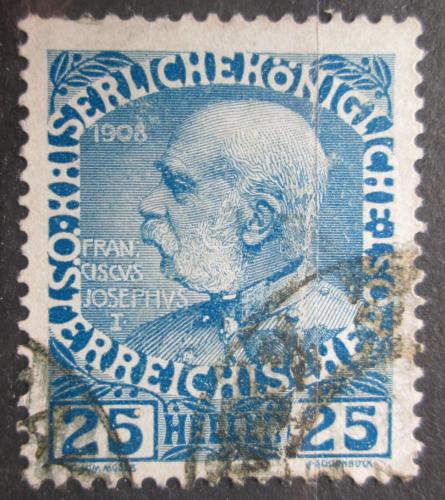 Poštová známka Rakúsko 1908 Cisár František Josef I. Mi# 147 v